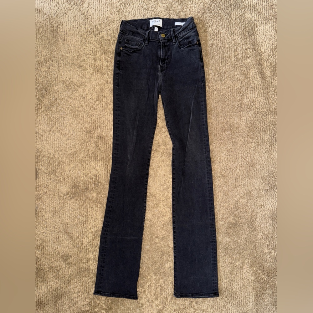 Black bootcut jeans